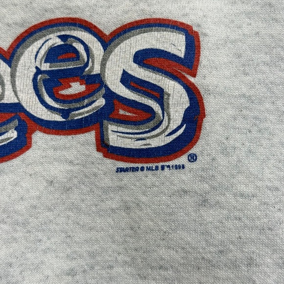 VINTAGE‎ STARTER NEW YORK YANKEES YOUTH L SWEATSHIRT GRAY MLB BASEBALL - Picture 4 of 7